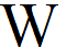 w